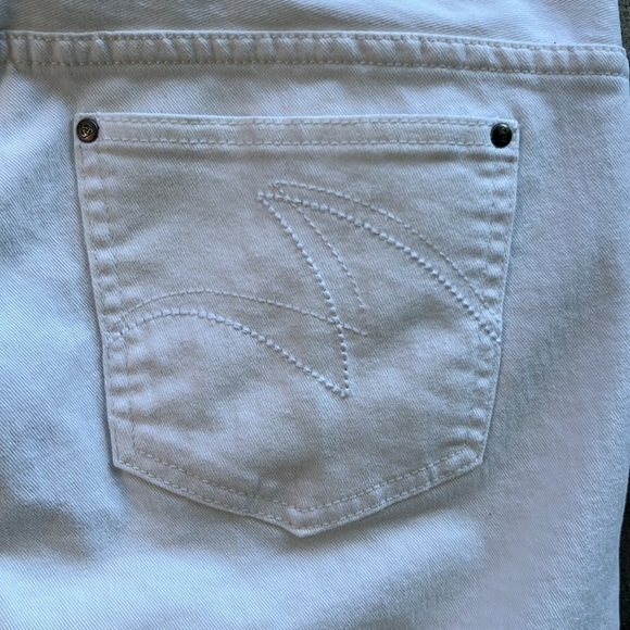 Jockey Person to Person White Straight Leg Jeans Stretch Sz 8 - Picture 7 of 13